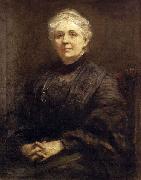 Frederic Yates Portrait of Anna Rice Cooke oil painting